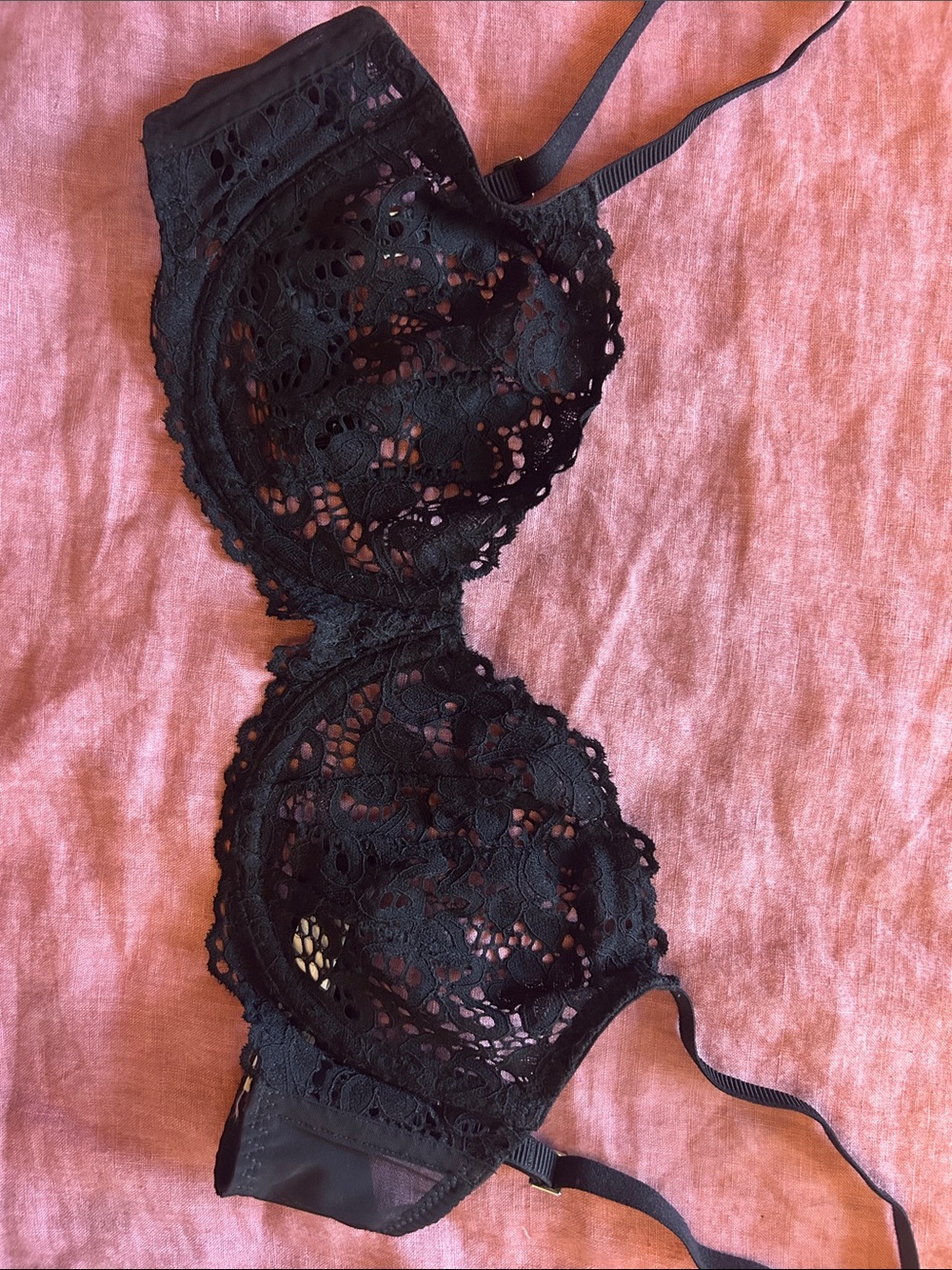 3/30$ DKNY Lace Underwire Bra 34C